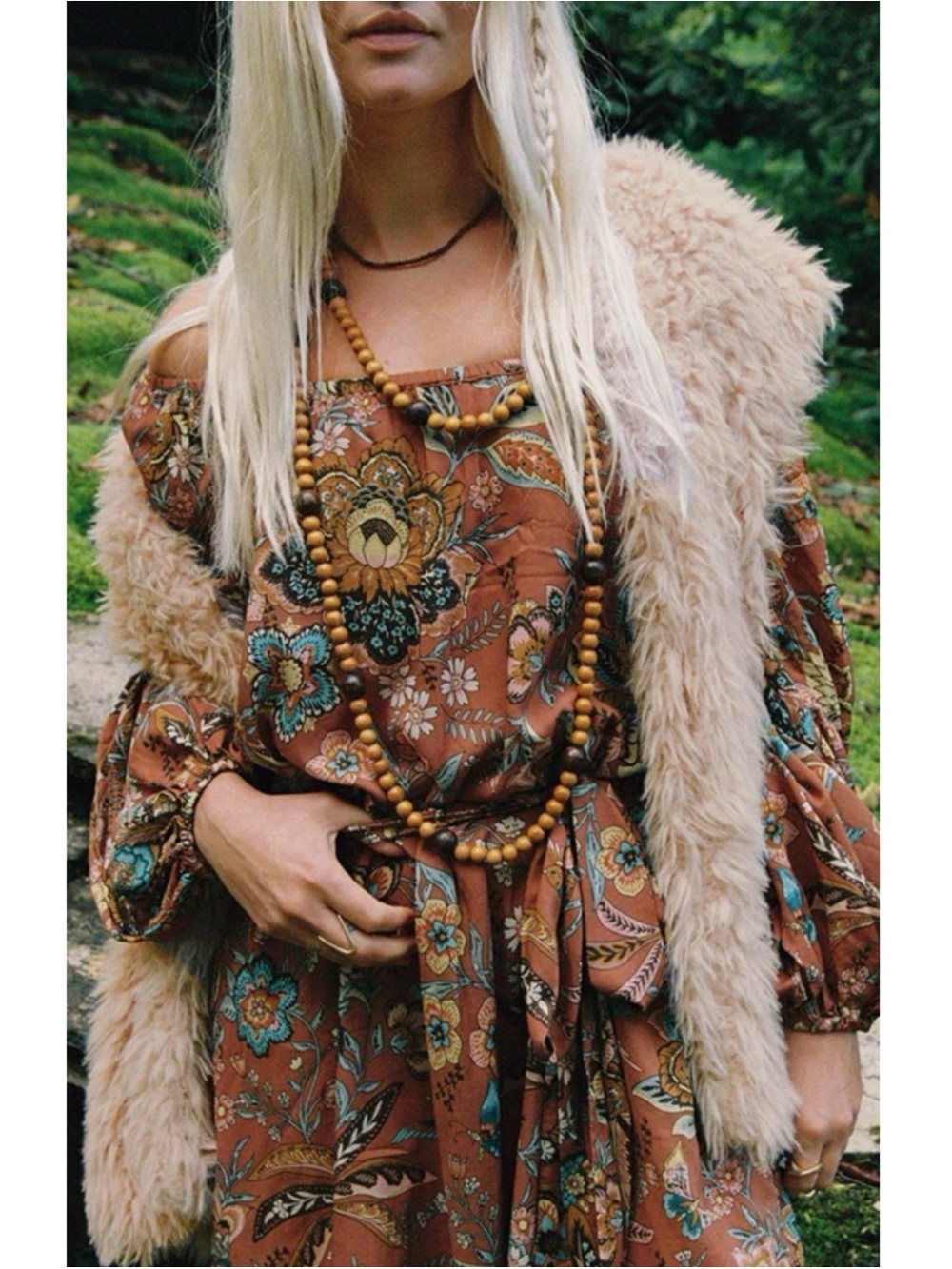 Spell Cloud Nine Faux Fur Vest in Buttercream Medium $389
